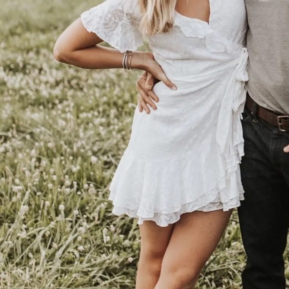 Tanya Taylor White Floral Bianka Mini Dress US 2 - Picture 2 of 12